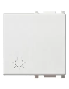 Vimar 14022.L 2-Modul-Tastenabdeckung für White Light Symbol Plana-Serie 2
